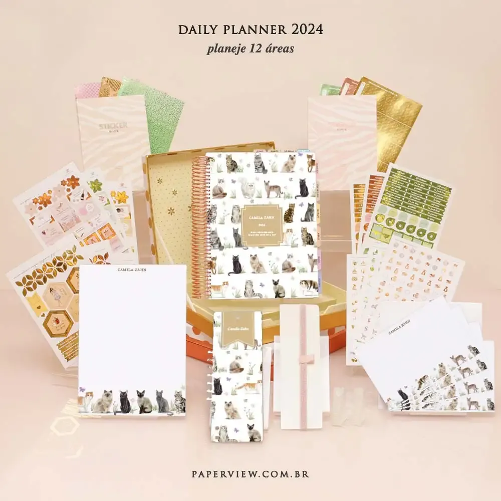 Daily Planner Petit Pets - Planner 2023 Planner personalizado