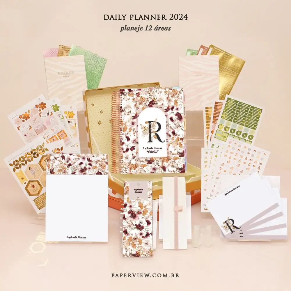 Daily Planner Secret Garden Bloom - Planner 2023 Planner personalizado