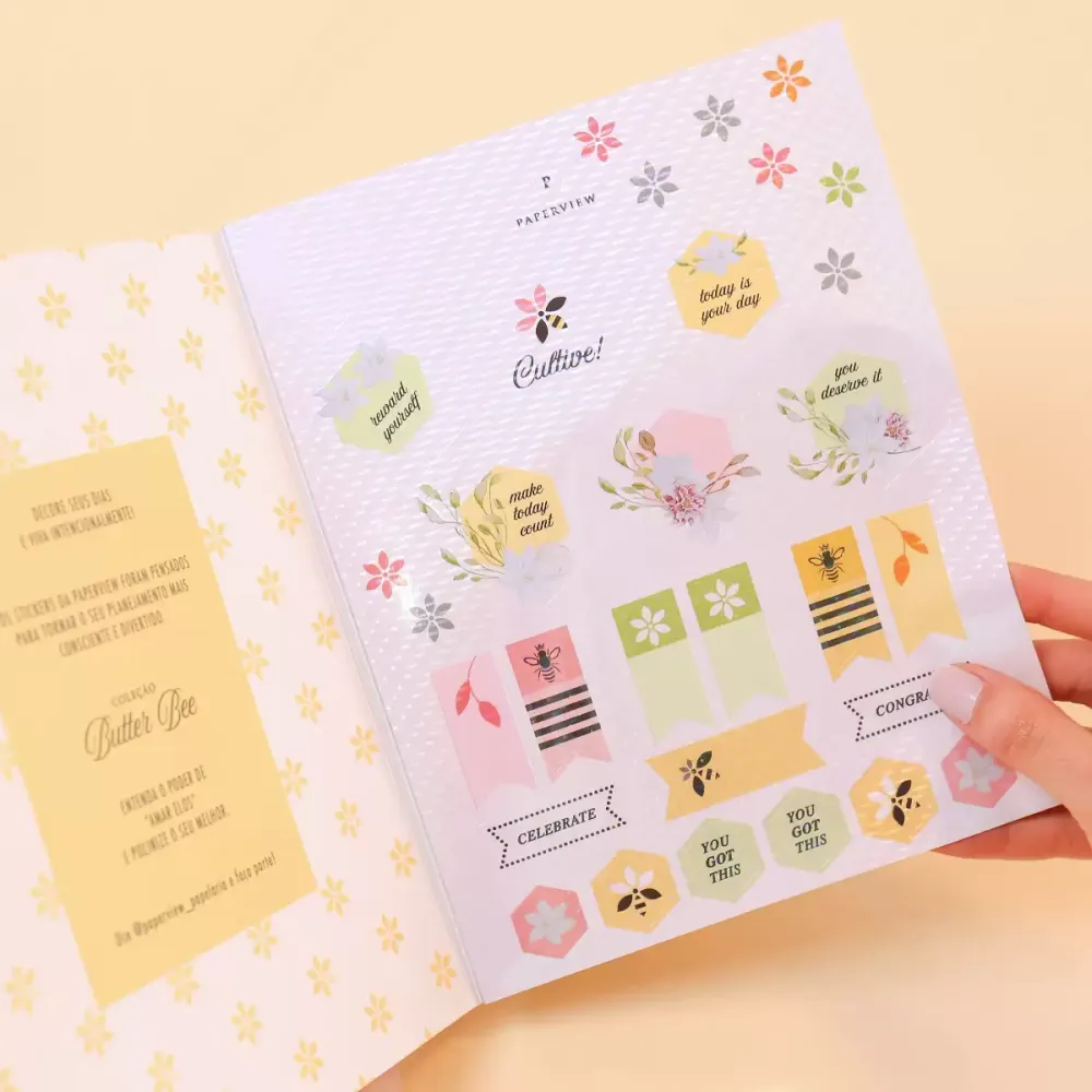 Sticker Book Amar-Elos - essenciais e decorativos cores 