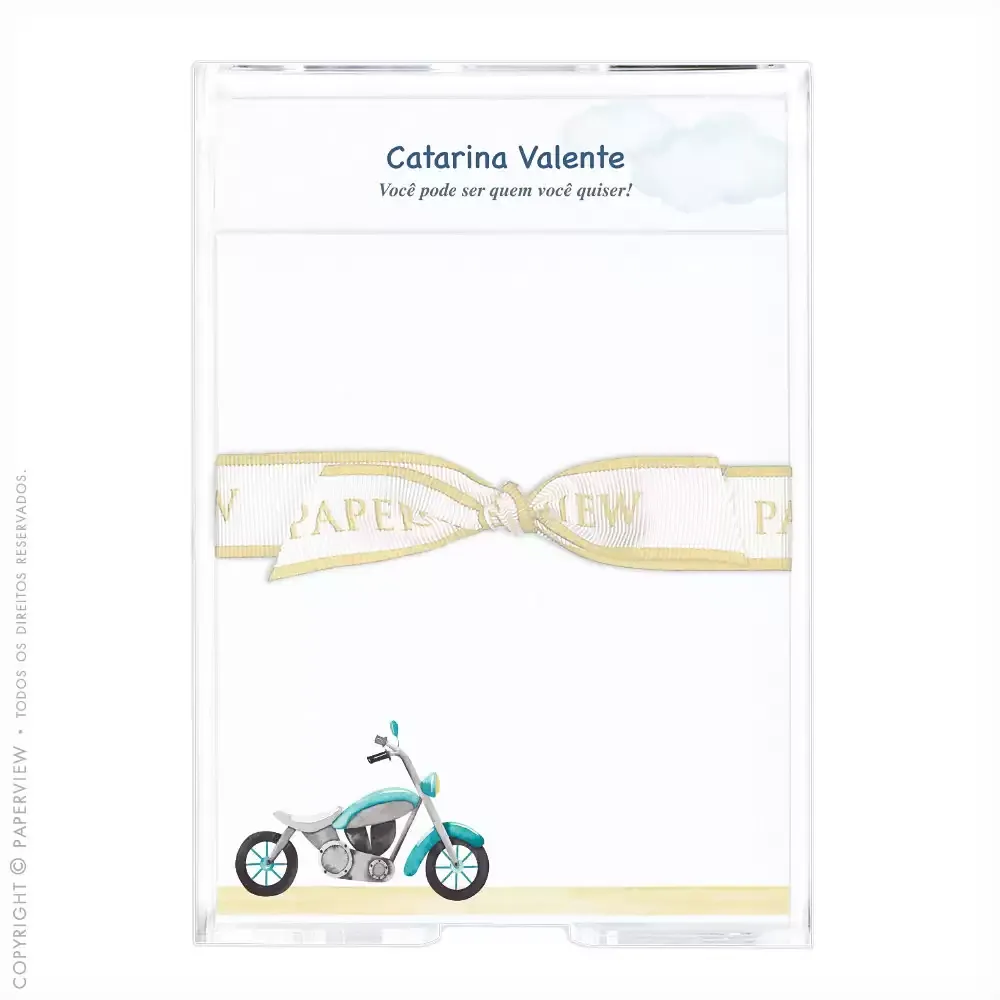 Notepad Carrinhos Moto