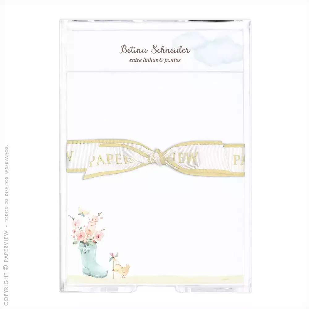 Notepad Encanto Garden Boots