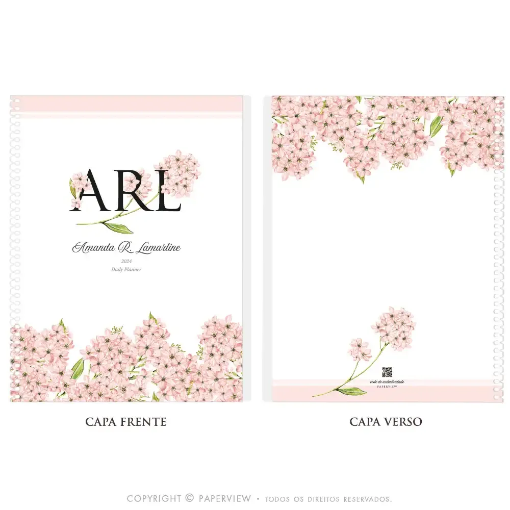 Capa Avulsa Removível Allure Letters Rose