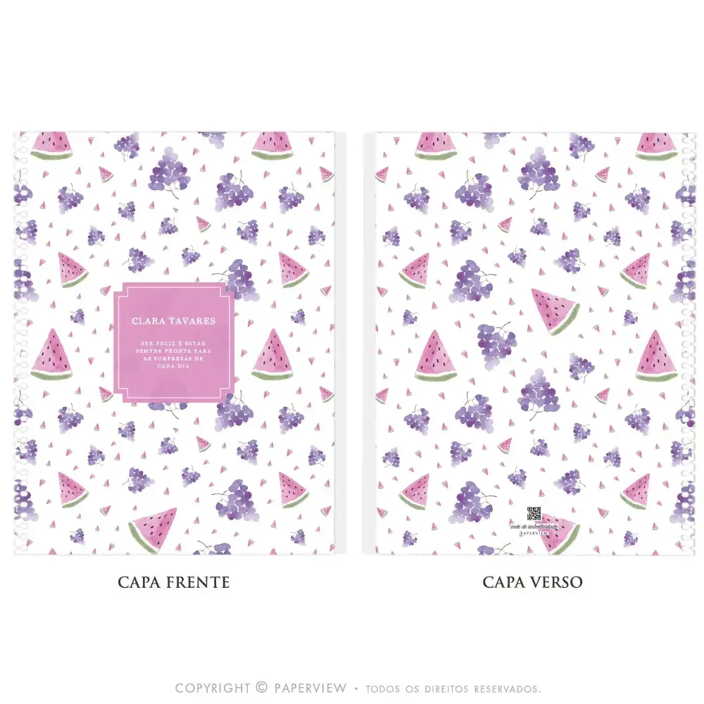 Capa Avulsa Removível Tutti Frutti Lilac