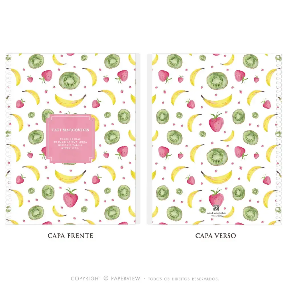 Capa Avulsa Removível Tutti Frutti Rose