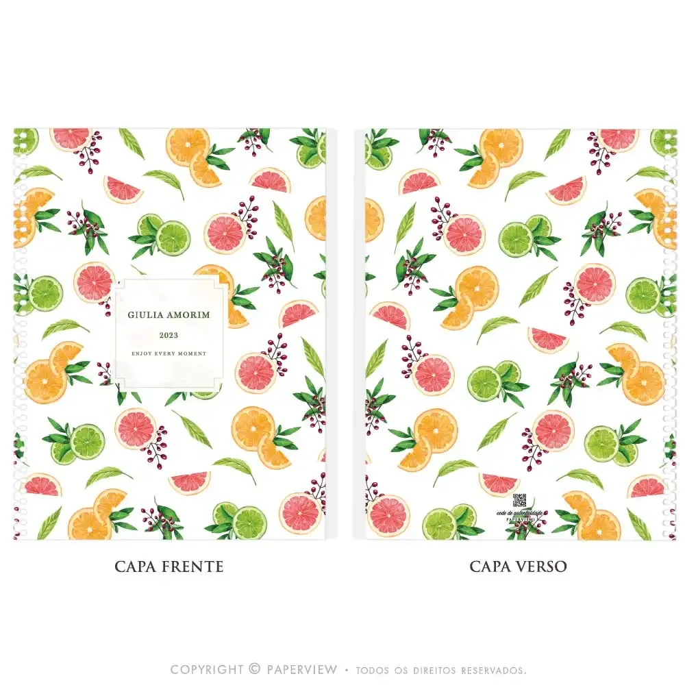 Capa Avulsa Removível Tutti Frutti Citrus