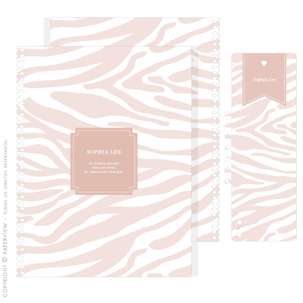 Capa Avulsa Removível Savanna Stripes Rose