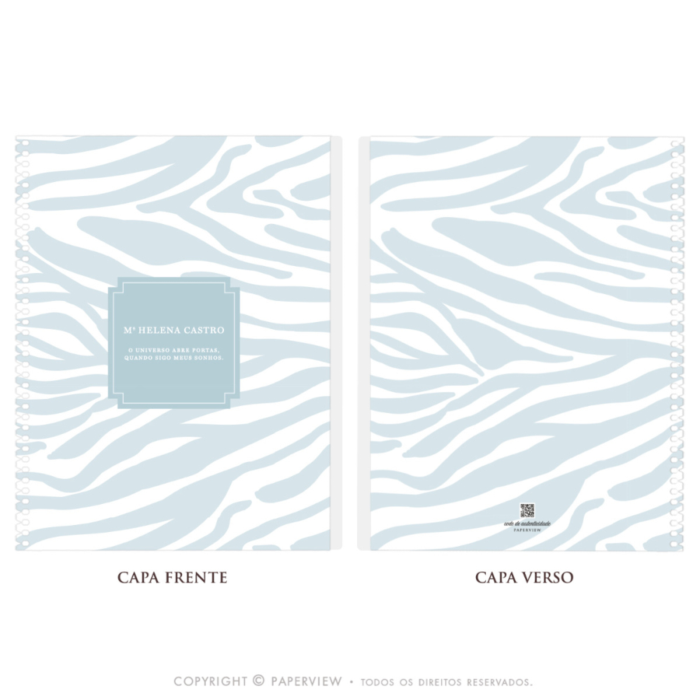 Capa Avulsa Removível Savanna Stripes Blue