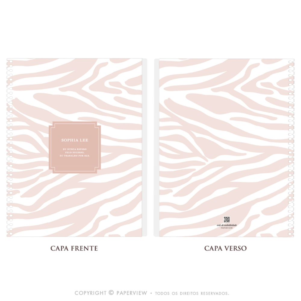 Capa Avulsa Removível Savanna Stripes Rose