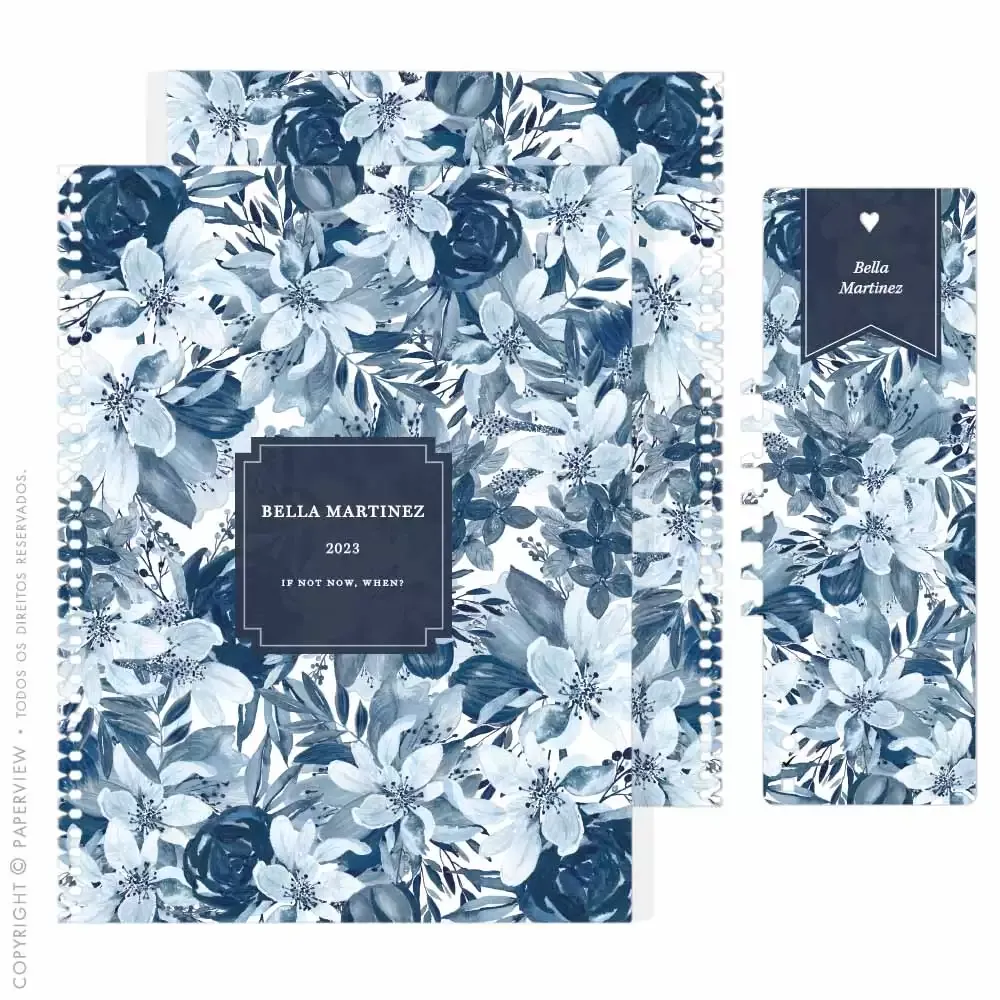 Capa Avulsa Removível Azure Bloom