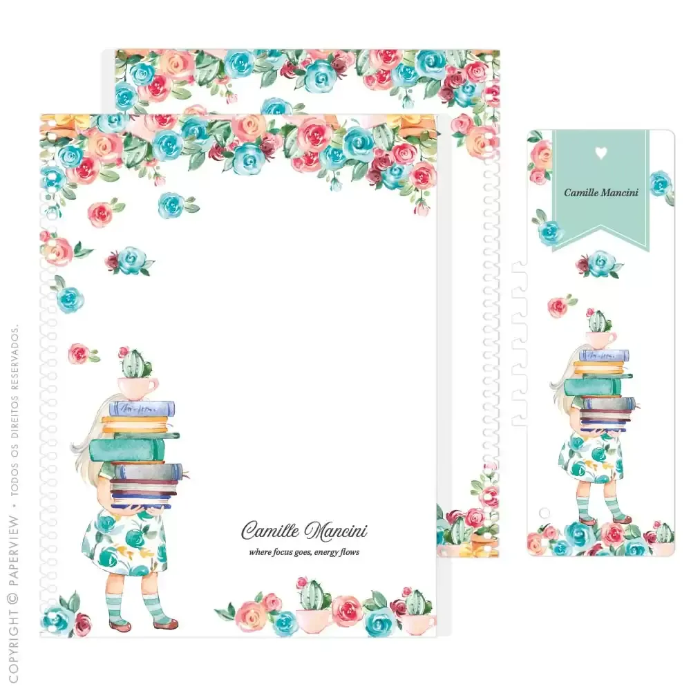 Capa Avulsa Removível Charlotte Booklover