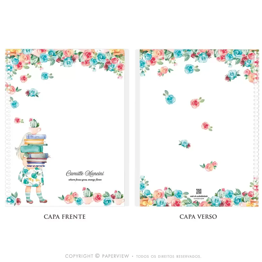 Capa Avulsa Removível Charlotte Booklover