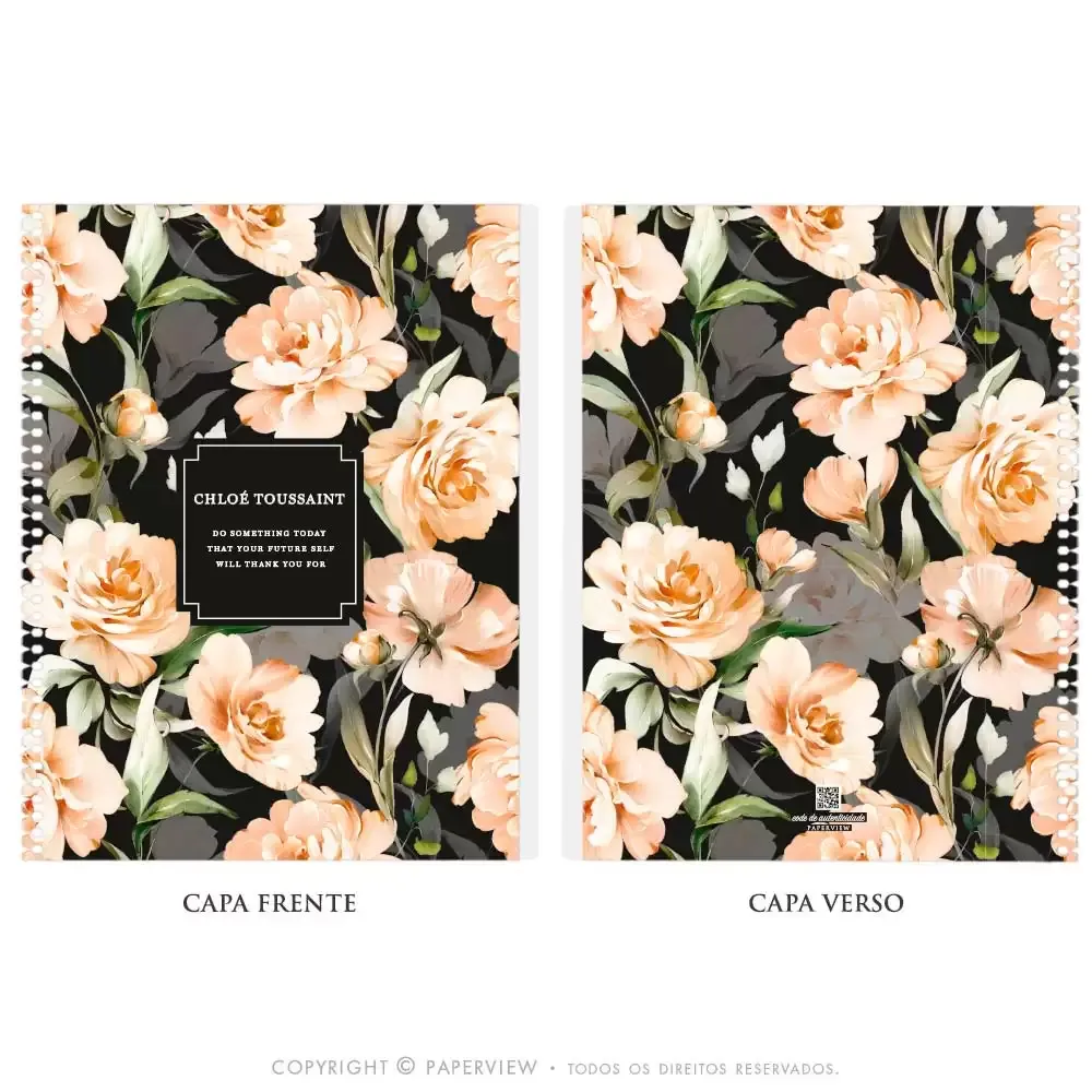 Capa Avulsa Removível Chloé Jardin Noir