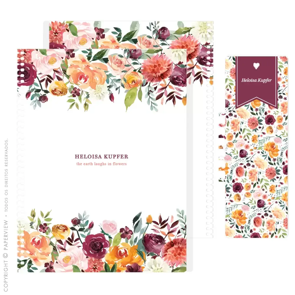 Capa Avulsa Removível Floral Trend Garland 