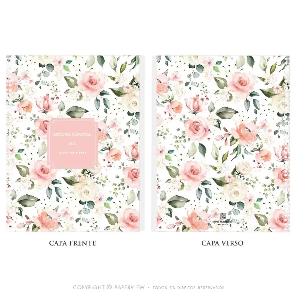 Capa Avulsa Removível Garden Pink 