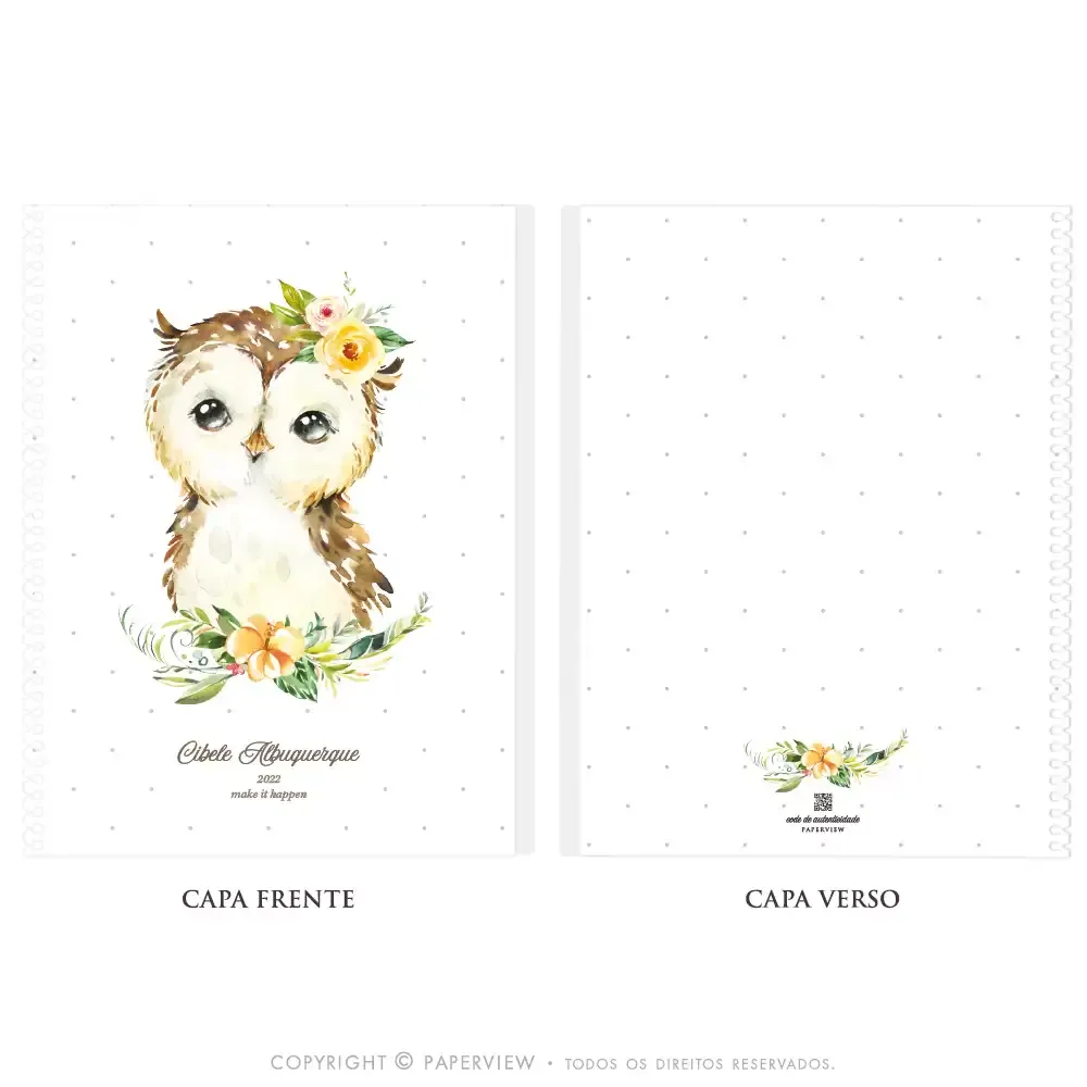 Capa Avulsa Removível Jolie Owl