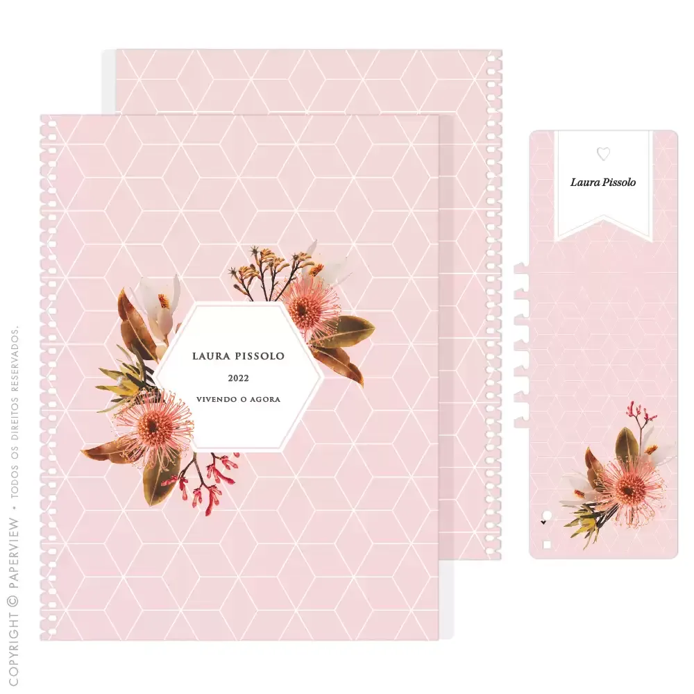 Capa Avulsa Removível Native Pink Shine Rose Paper