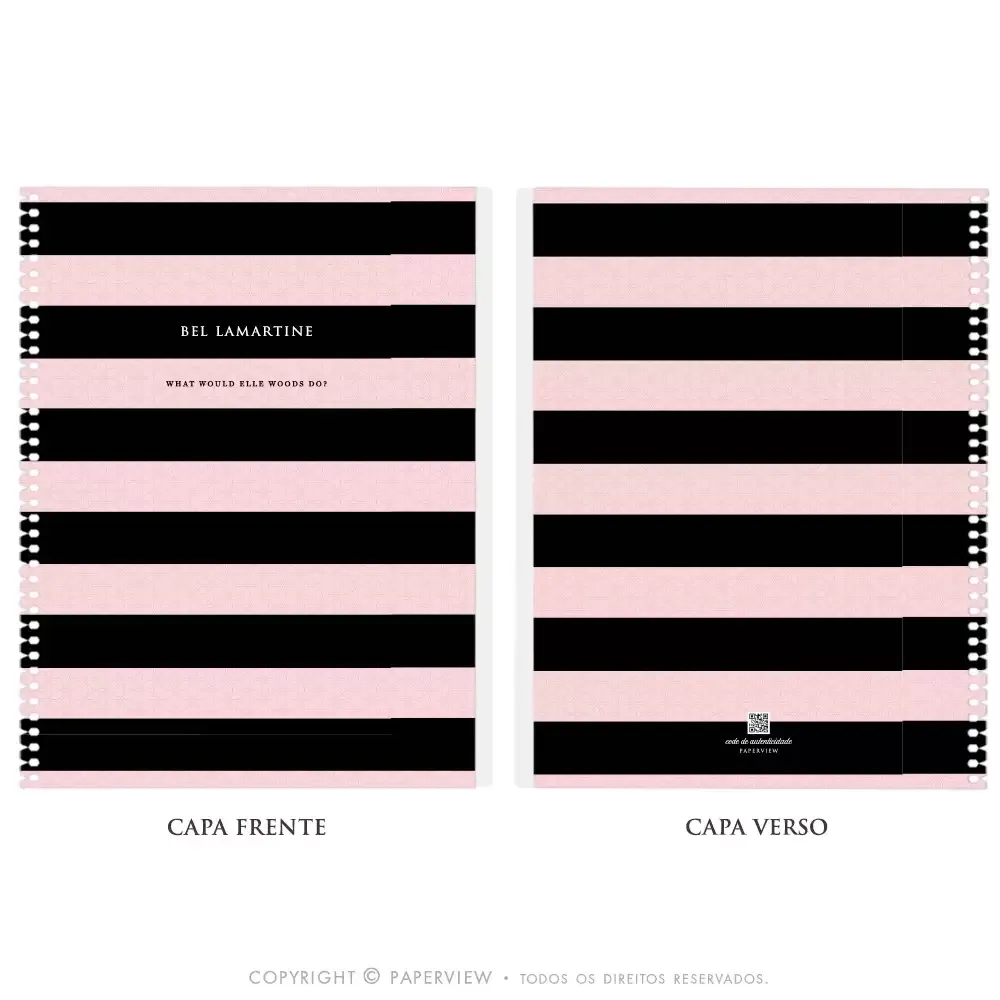 Capa Avulsa Removível Piano Black Blush