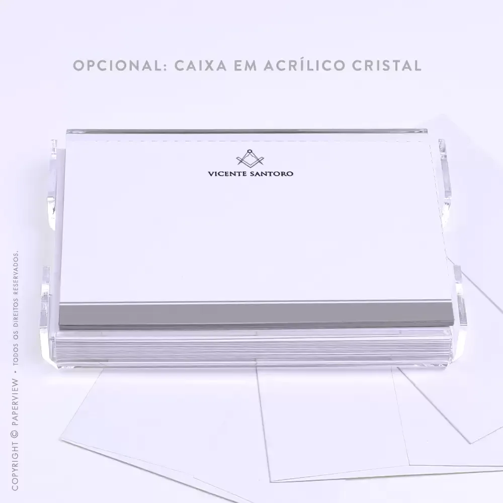 Cartão de Mensagem Especialíssimo Black - caixa em acrílico 