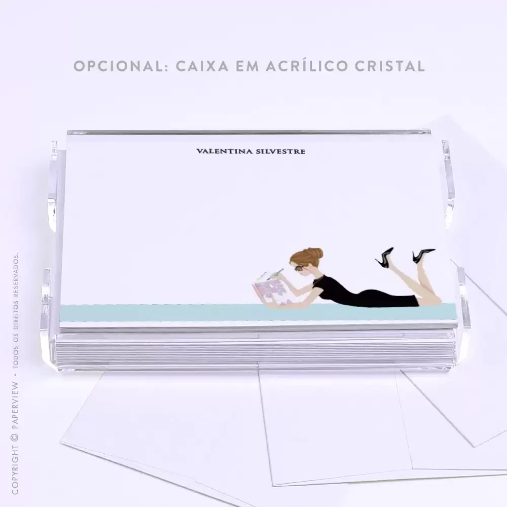 Cartão de Mensagem Paperdiva Déborah Dreamer II - caixa em acrílico 