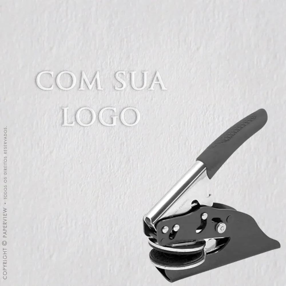 Chancela Personalizada Para Relevo Com Sua Logo