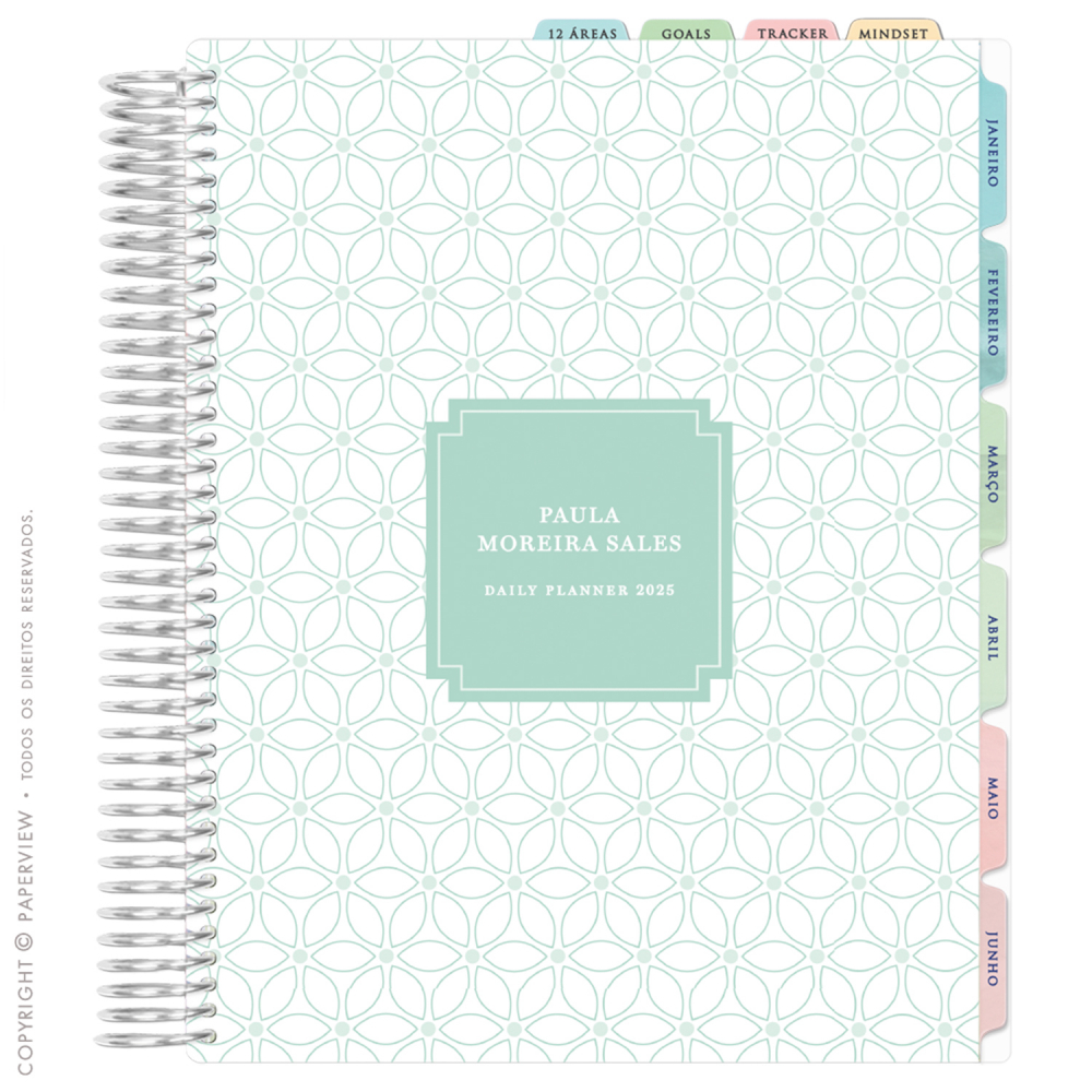 Daily Planner 2025 Bee Flower Line