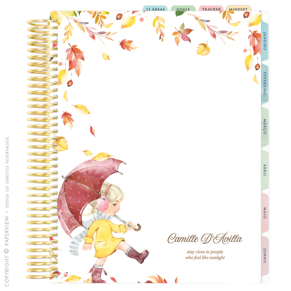 Daily Planner 2025 Charlotte Parapluie