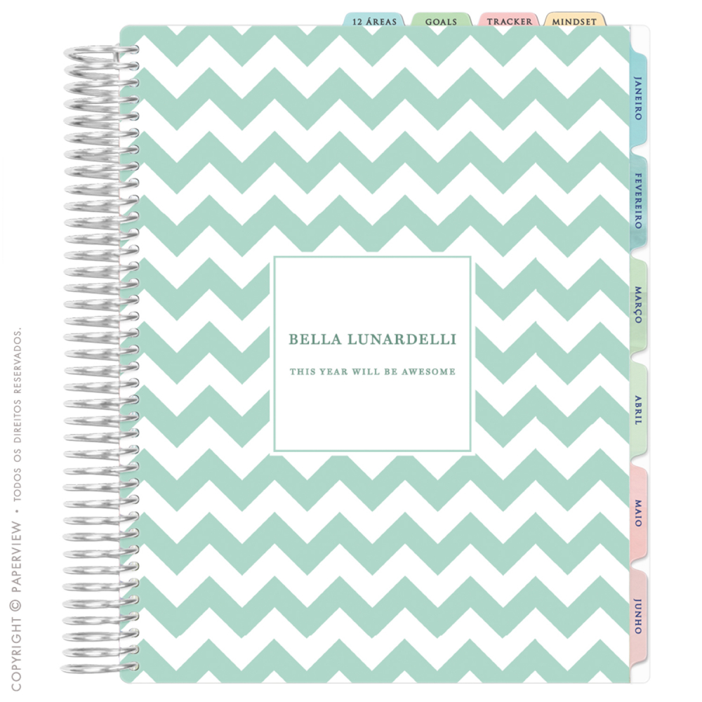 Daily Planner 2025 Chevron