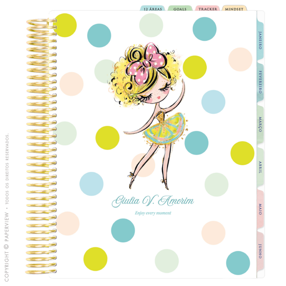 Daily Planner 2025 Frutti Girl Citrus