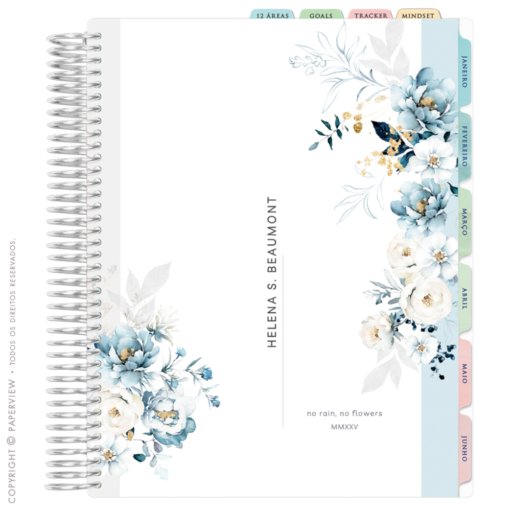 Daily Planner 2025 Angelina Light Blue