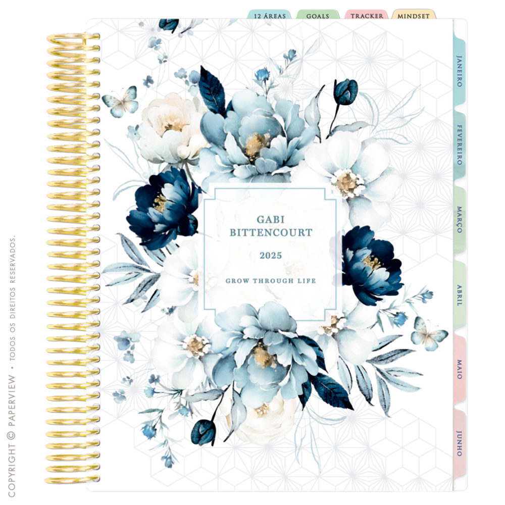 Daily Planner 2025 Light Blue Design