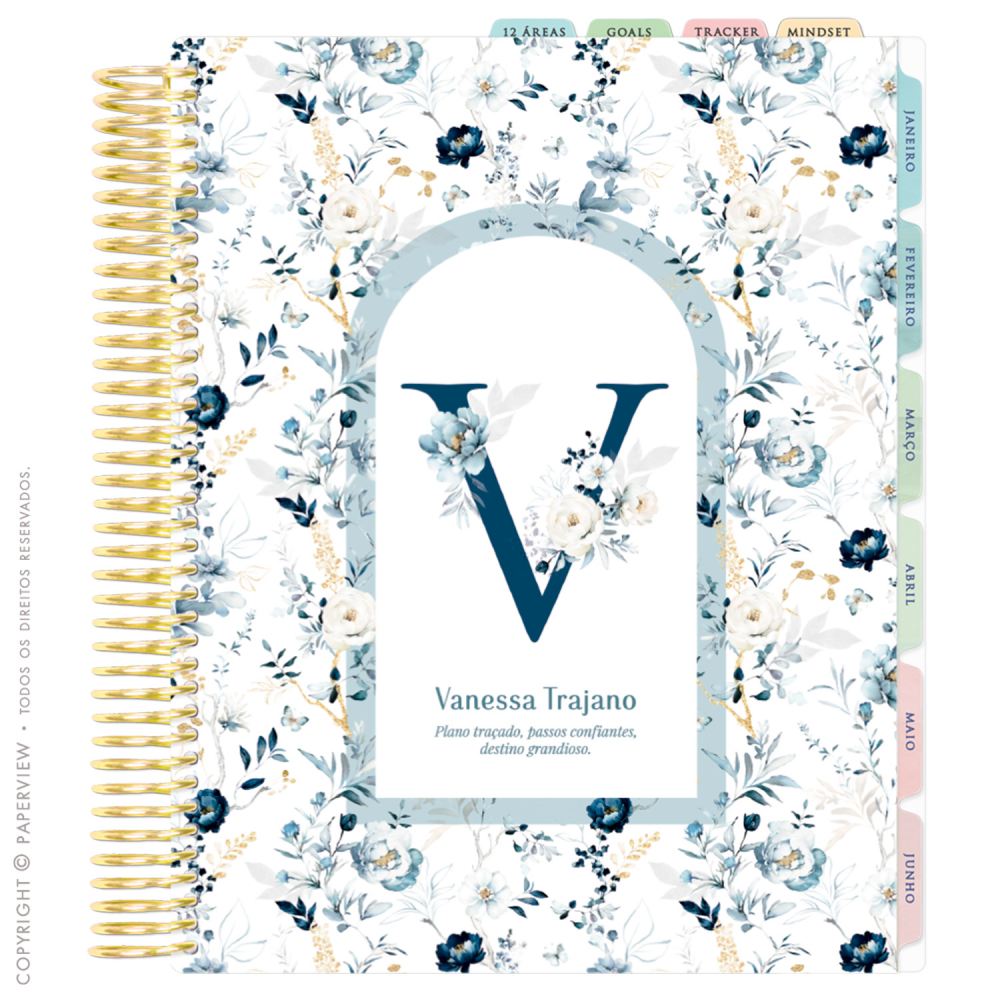 Daily Planner 2025 Light Blue View