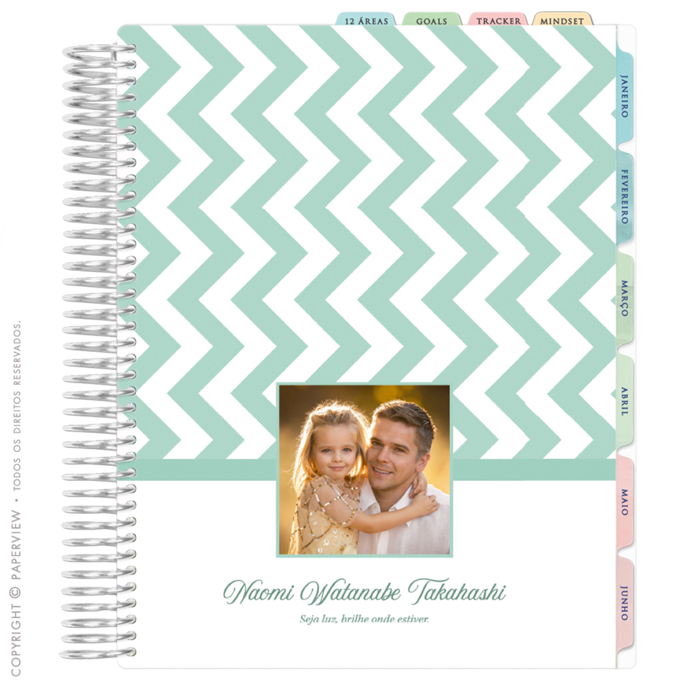 Daily Planner 2025 Maxi Chevron