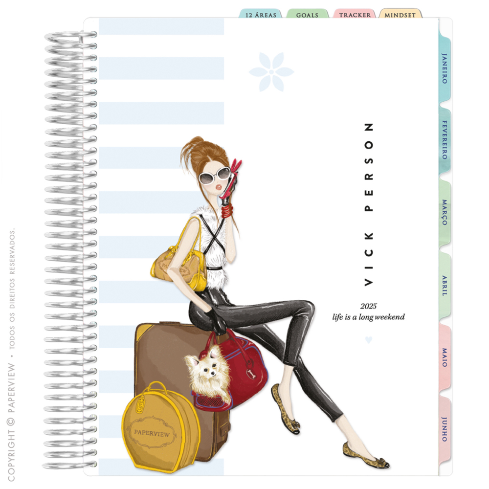 Daily Planner 2025 Paperdiva Deboráh Jet Set