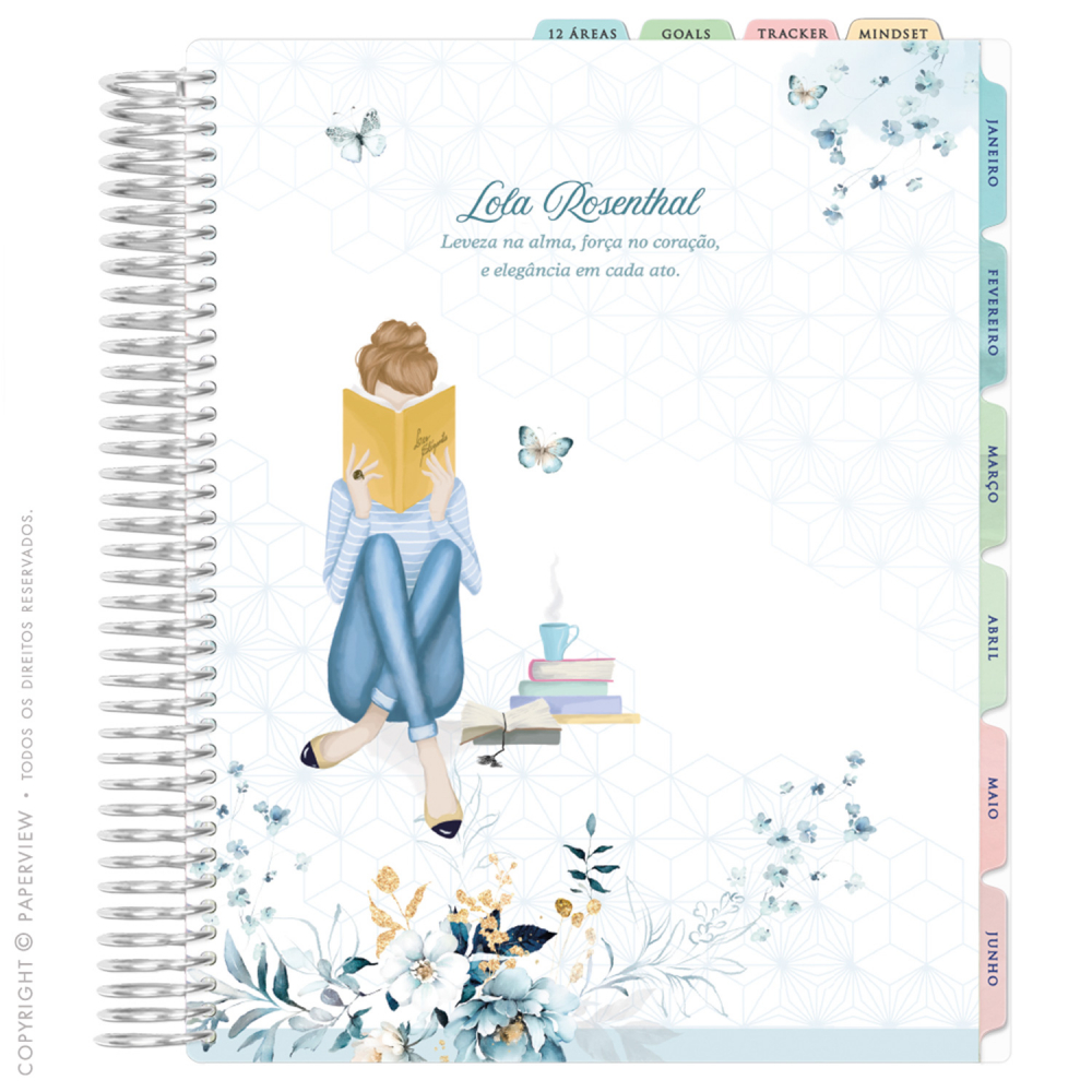 Daily Planner 2025 Paperdiva Deboráh Light Blue