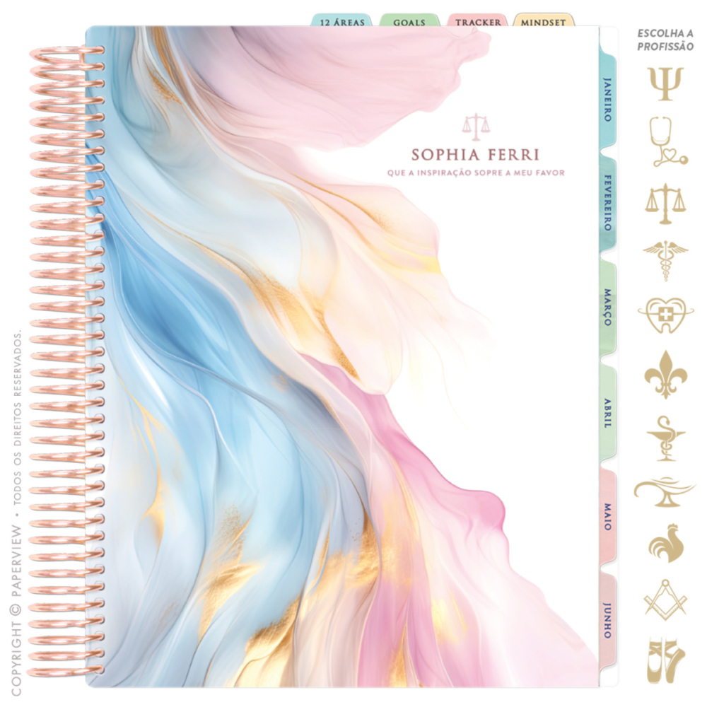 Daily Planner 2025 Scarf L'Océan Mirage