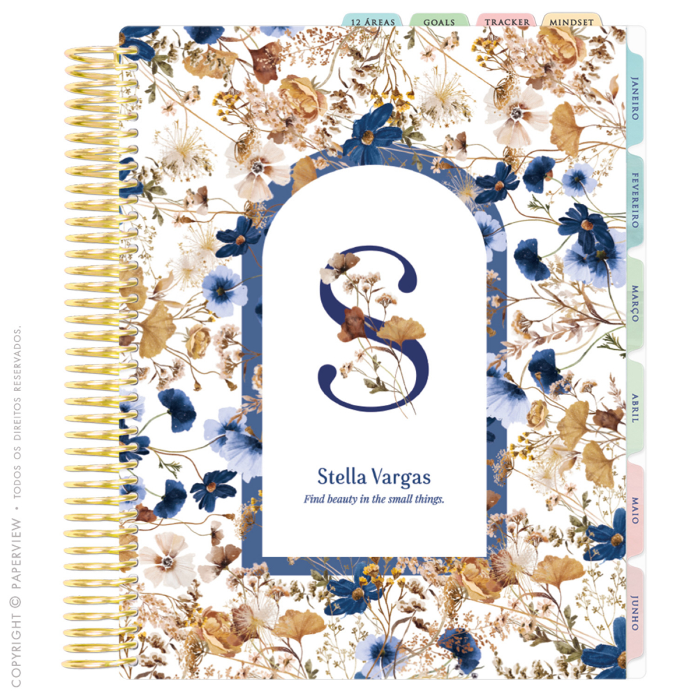 Daily Planner 2025 Secret Garden Bloom