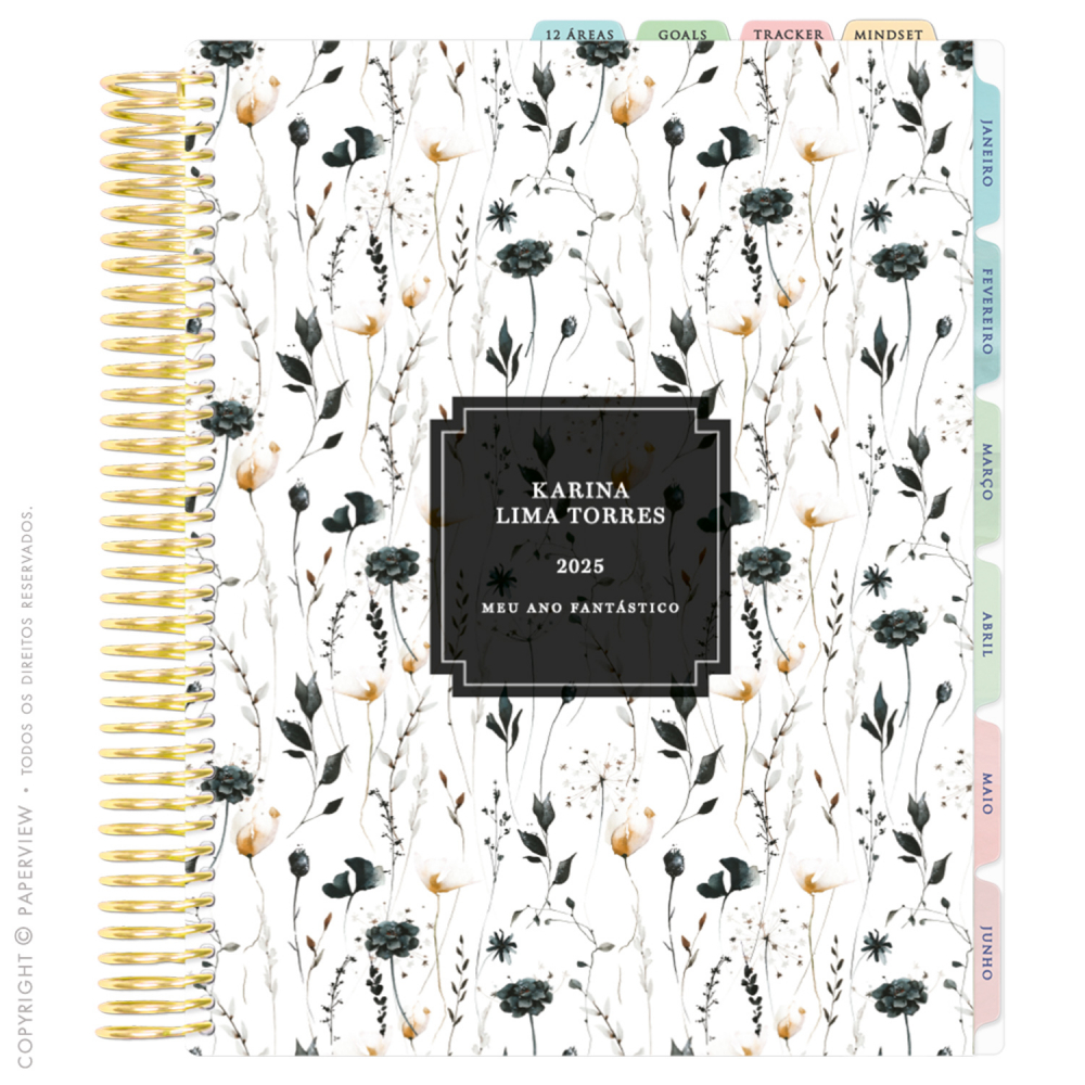 Daily Planner 2025 Vogue Fleur