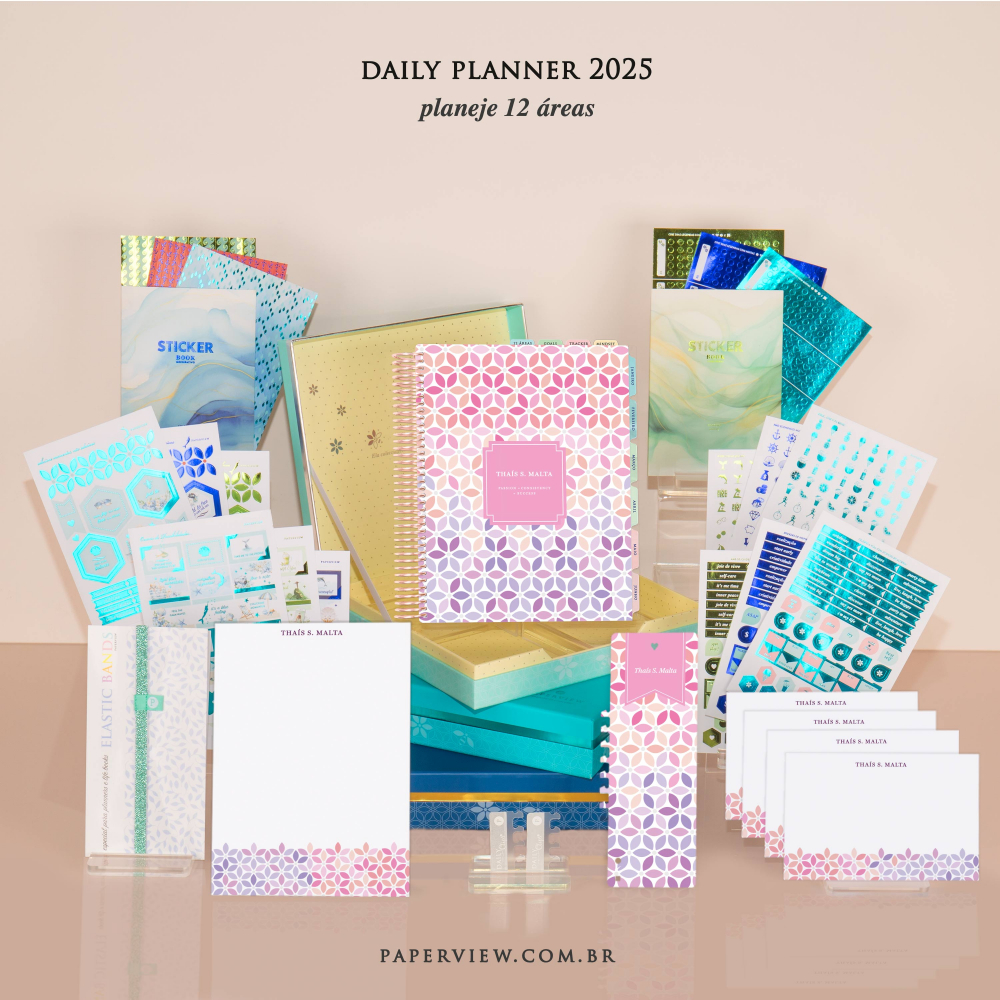 Daily Planner 2025 Bee Flower