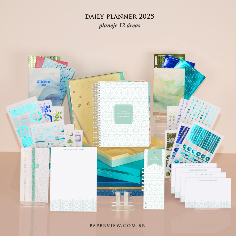 Daily Planner 2025 Bee Flower Line