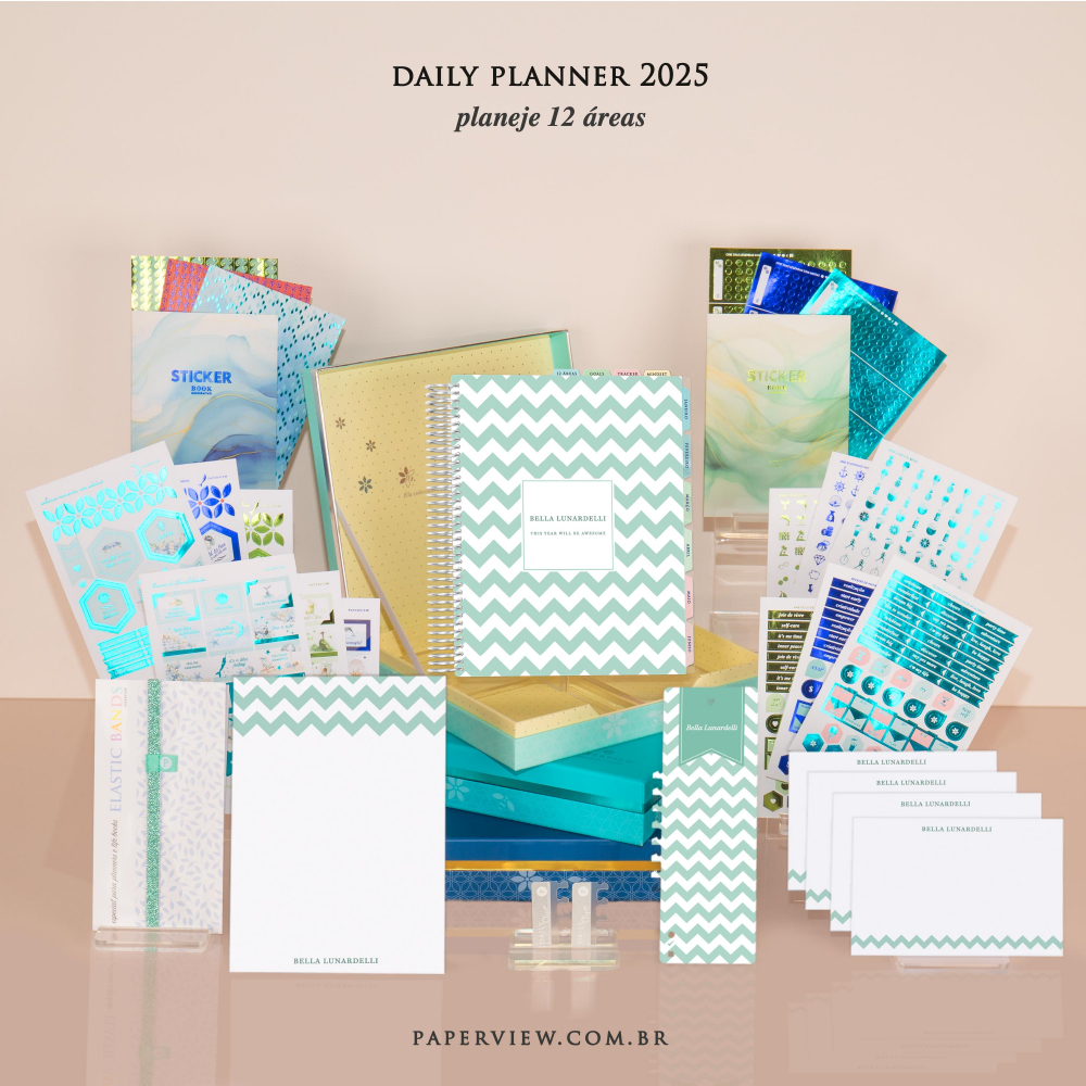 Daily Planner 2025 Chevron