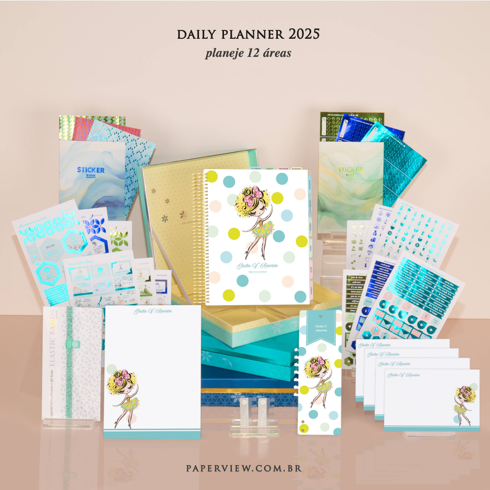 Daily Planner 2025 Frutti Girl Citrus