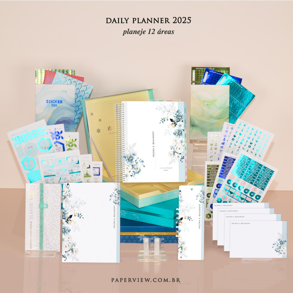 Daily Planner 2025 Angelina Light Blue