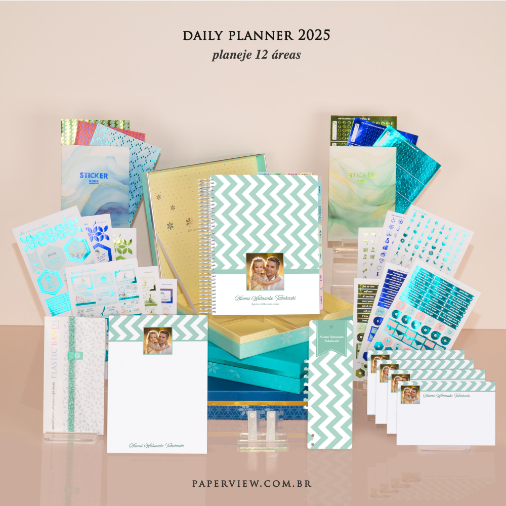 Daily Planner 2025 Maxi Chevron