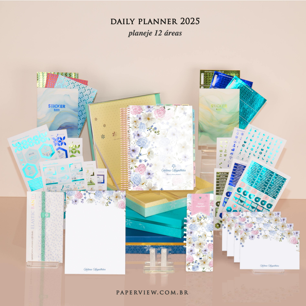 Daily Planner 2025 Paloma Border