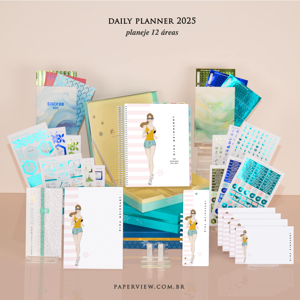 Daily Planner 2025 Paperdiva Deboráh Fit