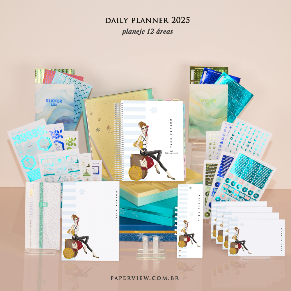 Daily Planner 2025 Paperdiva Deboráh Jet Set