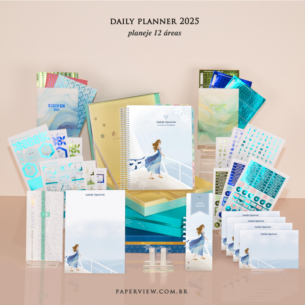 Daily Planner 2025 Paperdiva Déborah L'Océan Lázuli