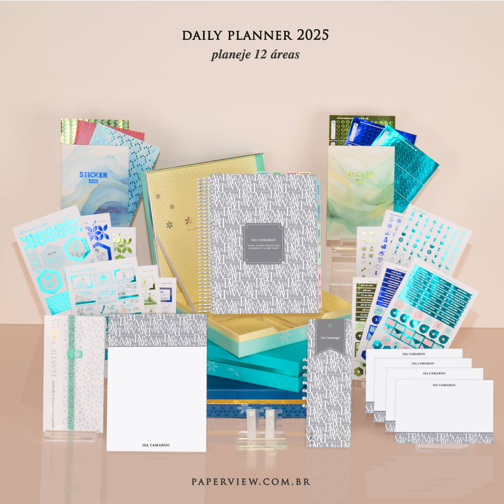 Daily Planner 2025 PaperGraph Grafite