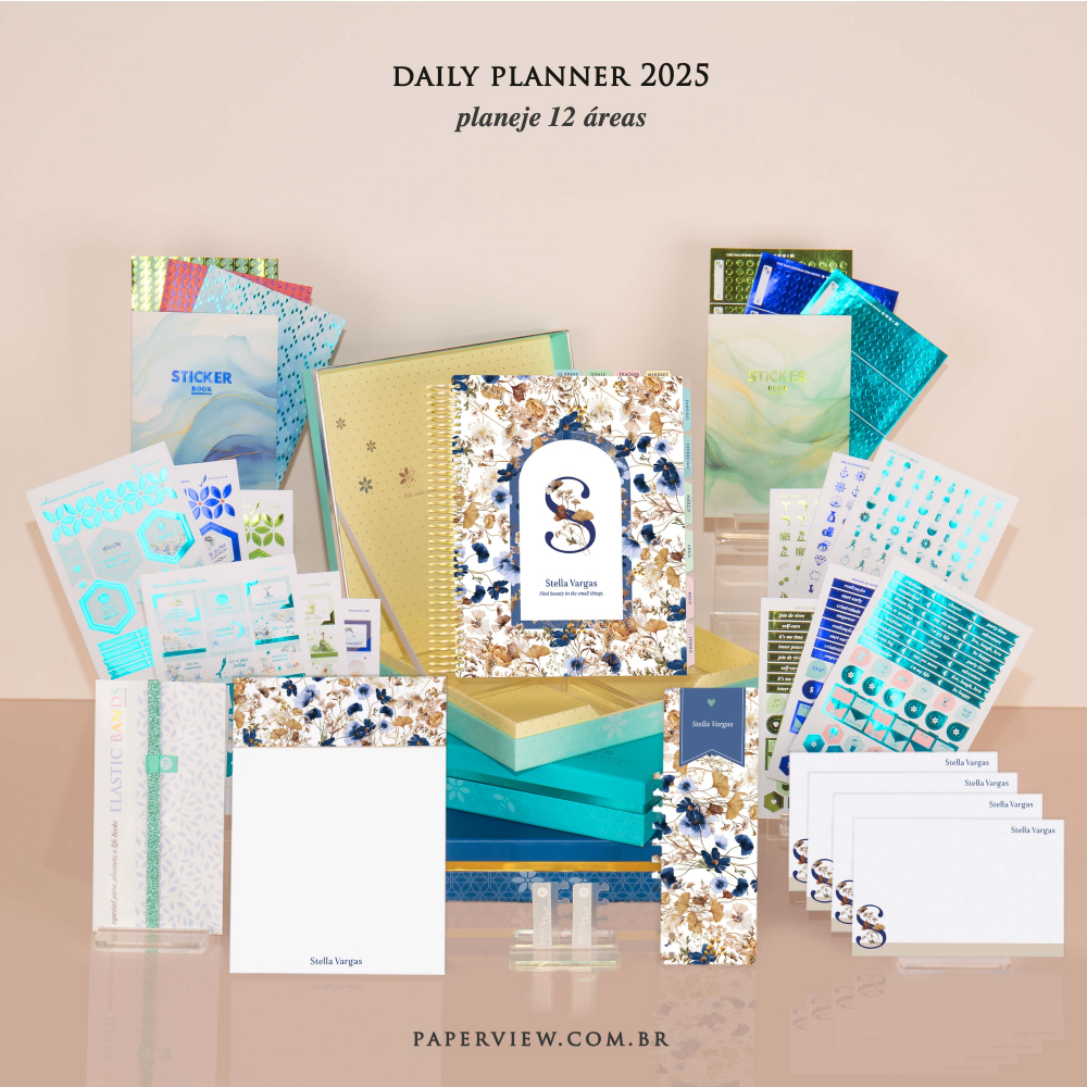 Daily Planner 2025 Secret Garden Bloom