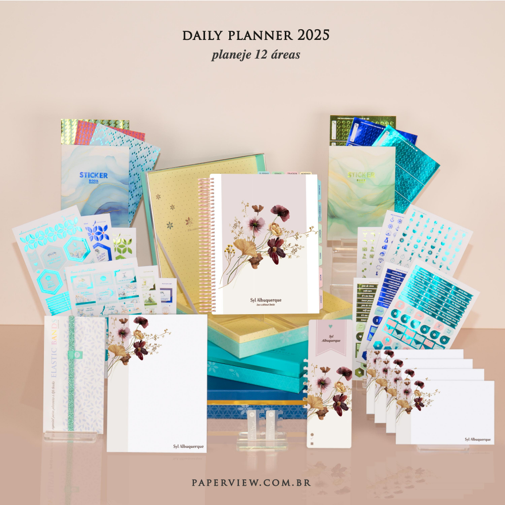 Daily Planner 2025 Secret Garden Rose